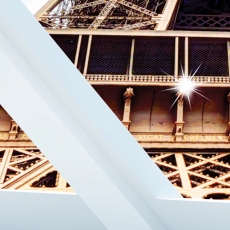 3D obraz Pohľad na Eiffelovu vežu, 120x80 cm - 4
