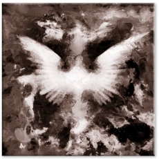 Abstraktní obraz Andělská křídla I, 100x100 cm - 1