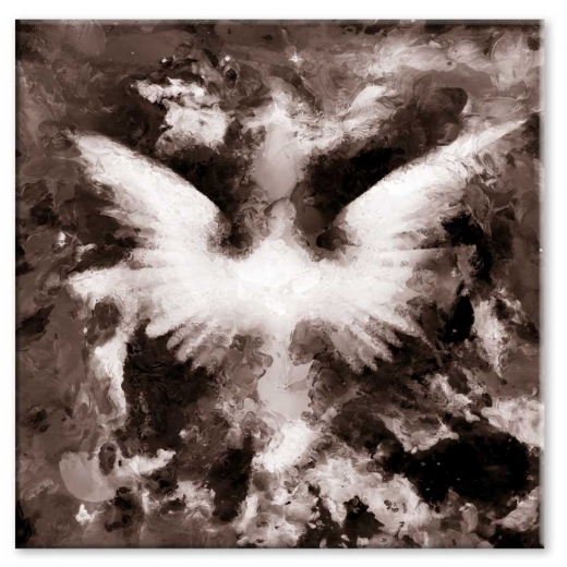 Abstraktní obraz Andělská křídla I, 40x40 cm - 1