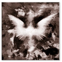 Abstraktní obraz Andělská křídla I, 40x40 cm