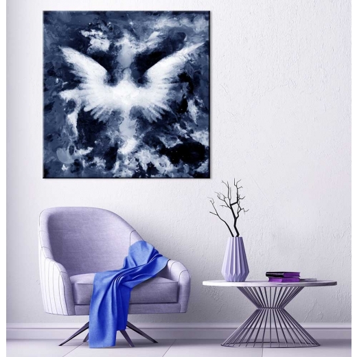 Abstraktní obraz Andělská křídla II, 40x40 cm - 1