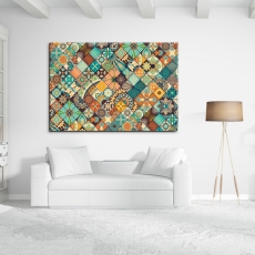 Abstraktní obraz Mozaika, 90x60 cm - 2