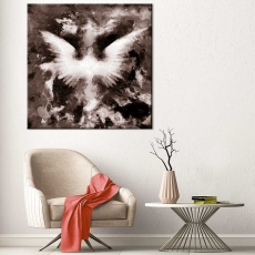 Abstraktný obraz Anjelské krídla I, 100x100 cm - 2