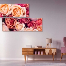 Atypický obraz Ruža, 100x50 cm - 2