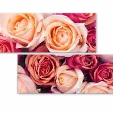 Atypický obraz Ruža, 100x50 cm - 1