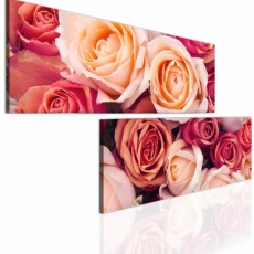 Atypický obraz Růže, 100x50 cm - 3