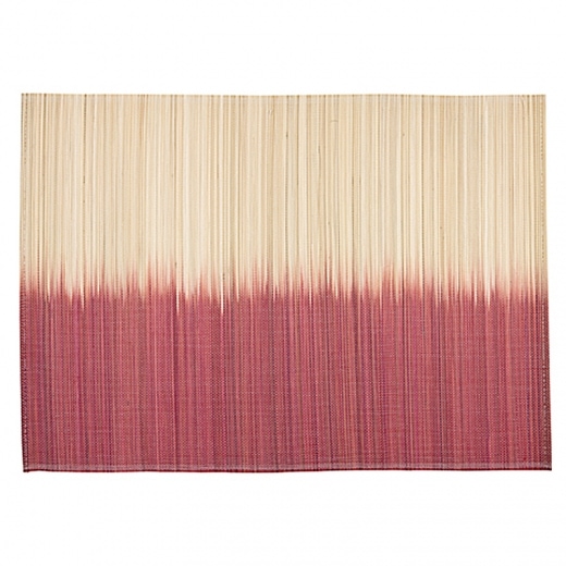 Bambusové prestieranie Angie, 33x45 cm (SET 4 ks), koralová - 1