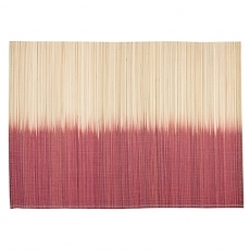 Bambusové prestieranie Angie, 33x45 cm (SET 4 ks), koralová - 1