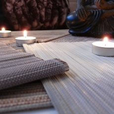 Bambusové prestieranie Angie, 33x45 cm (SET 4 ks), koralová - 3