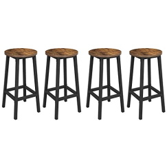 Barová stolička Amaretto (SET 4 ks), 65 cm, hnedá