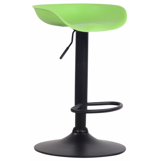 Barová stolička Anaheim, čierna / zelená - 1