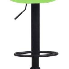 Barová stolička Anaheim, čierna / zelená - 2
