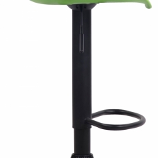 Barová stolička Anaheim, čierna / zelená - 3