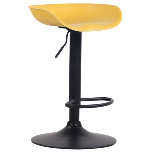 Barová stolička Anaheim, čierna / žltá - 1