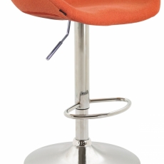 Barová stolička Anaheim, filc, oranžová - 1