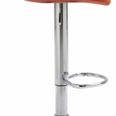 Barová stolička Anaheim, filc, oranžová - 3