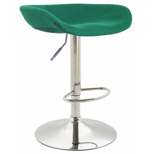 Barová stolička Anaheim, filc, zelená - 1