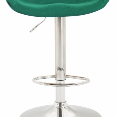 Barová stolička Anaheim, filc, zelená - 2