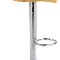 Barová stolička Anaheim, filc, žltá - 3