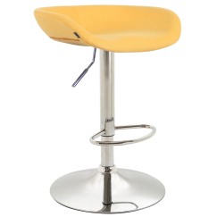 Barová stolička Anaheim, filc, žltá