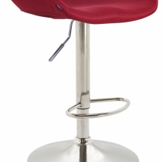 Barová stolička Anaheim, textil, červená - 1