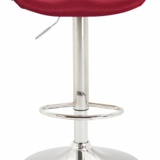 Barová stolička Anaheim, textil, červená - 2