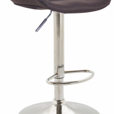 Barová stolička Anaheim, textil, hnedá - 1