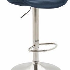 Barová stolička Anaheim, textil, modrá - 1