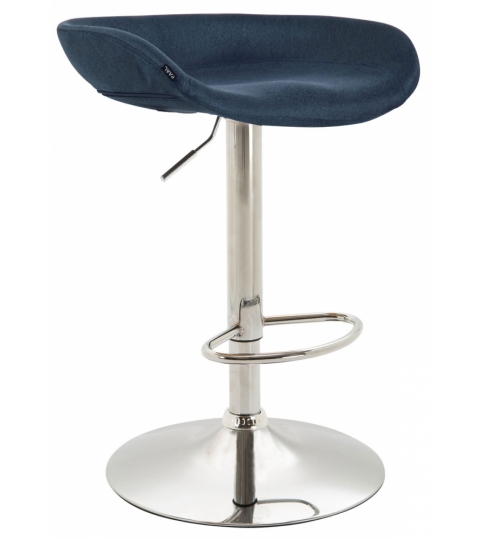 Barová stolička Anaheim, textil, modrá