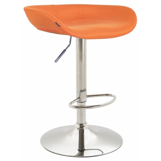 Barová stolička Anaheim, textil, oranžová - 1