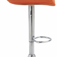 Barová stolička Anaheim, textil, oranžová - 3