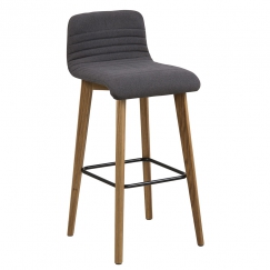 Barová stolička Areta (Súprava 2 ks), antracit