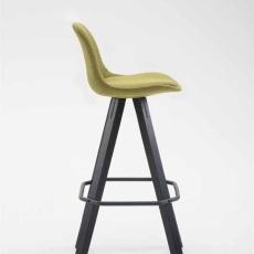 Barová stolička Ariel, svetlo zelená / čierna - 3