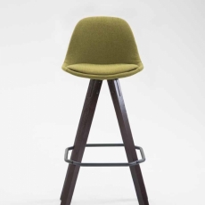 Barová stolička Ariva, svetlo zelená / hnedá - 2