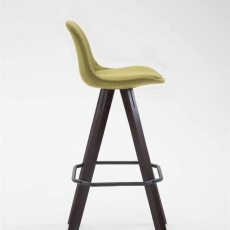 Barová stolička Ariva, svetlo zelená / hnedá - 3