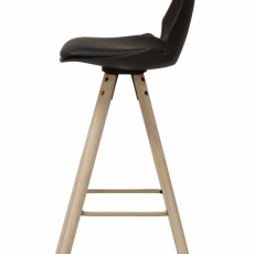 Barová stolička Aslo, čierna - 3