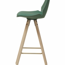 Barová stolička Aslo, olivová - 2