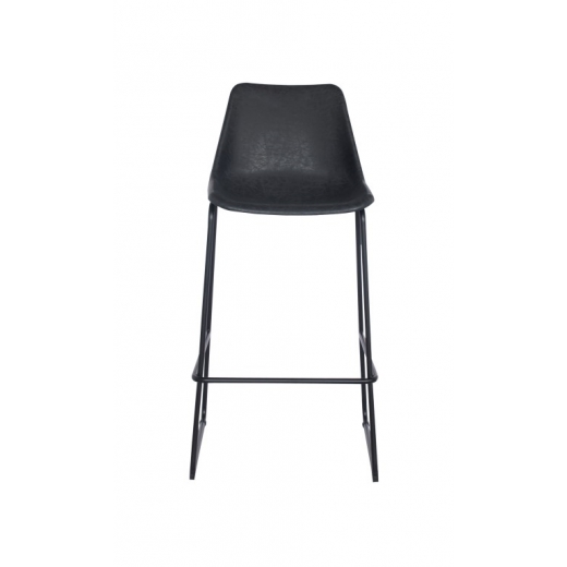 Barová stolička Britain, vintage čierna - 1