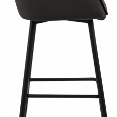 Barová stolička Brooke (SET 2ks), tkanina, hnedá - 3