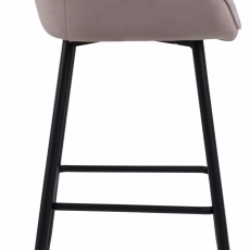 Barová stolička Brooke (SET 2ks), tkanina, ružová - 3