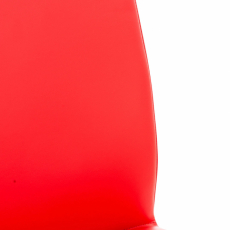 Barová stolička Cadiz, syntetická koža, čierna / červená - 6