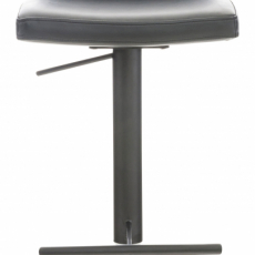 Barová stolička Cadiz, syntetická koža, čierna / čierna - 2