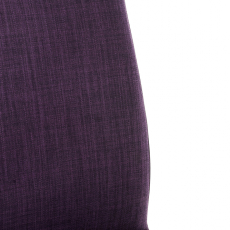 Barová stolička Cadiz, textil, čierna / fialová - 5