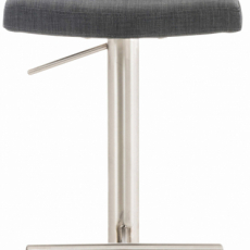 Barová stolička Cadiz, textil, oceľ / tmavo šedá - 2