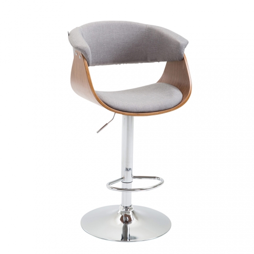 Barová stolička Calais textil, orech - 1