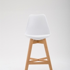 Barová stolička Cane, biela - 2
