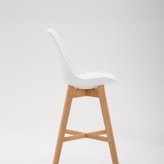Barová stolička Cane, biela - 3
