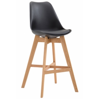 Barová stolička Cane, čierna