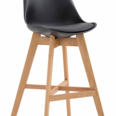Barová stolička Cane, čierna - 1