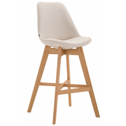 Barová stolička Cane, krémová - 1